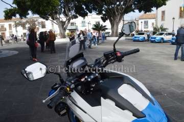 Presentación de los nuevos vehículos de la Policía Local de Telde (Foto TA)